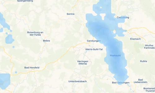 Regenradar Vorschaubild - Aktuelle Niederschläge in Raßdorf und Umgebung