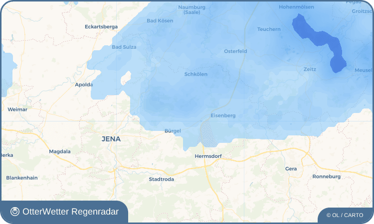 OtterWetter Regenradar-Widget Rauschwitz