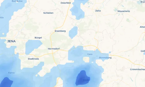Regenradar Vorschaubild - Aktuelle Niederschläge in Reichardtsdorf und Umgebung