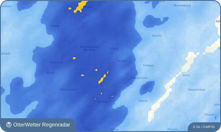 OtterWetter Regenradar-Widget Reinsdorf