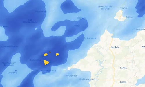 Regenradar Vorschaubild - Aktuelle Niederschläge in Reitzengeschwenda und Umgebung