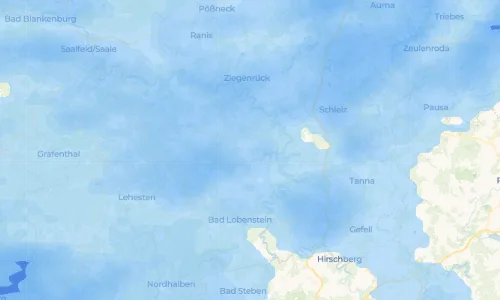 Regenradar Vorschaubild - Aktuelle Niederschläge in Remptendorf und Umgebung