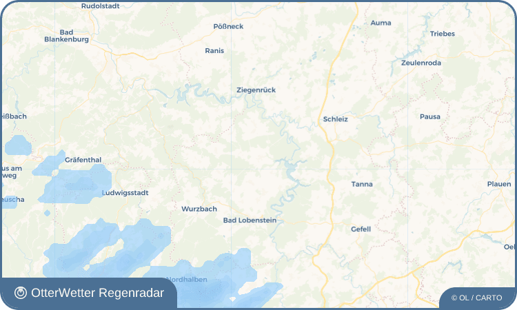 Widget-Vorschau für Remptendorf Wetter-Widget-Vorschau mit Vorhersagedaten für Remptendorf