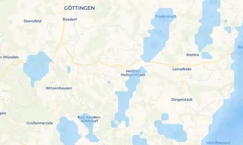 Regenradar Vorschaubild - Aktuelle Niederschläge in Rengelrode und Umgebung