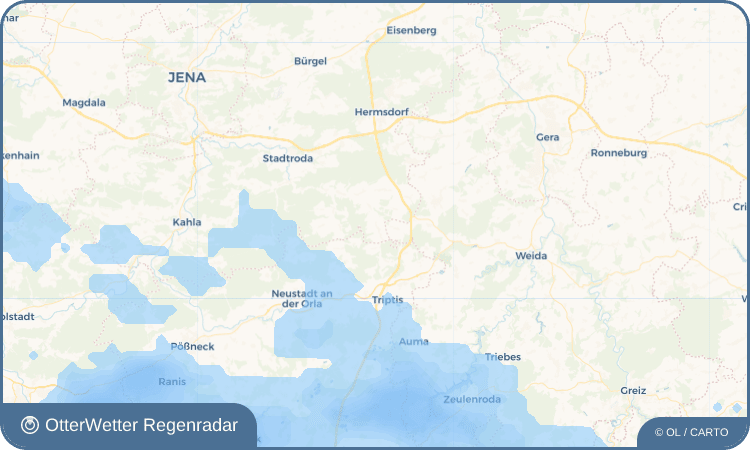 OtterWetter Regenradar-Widget Renthendorf