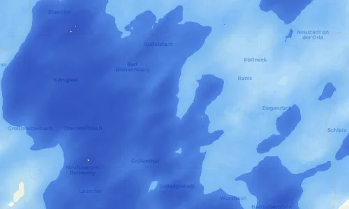 Regenradar Vorschaubild - Aktuelle Niederschläge in Reschwitz und Umgebung