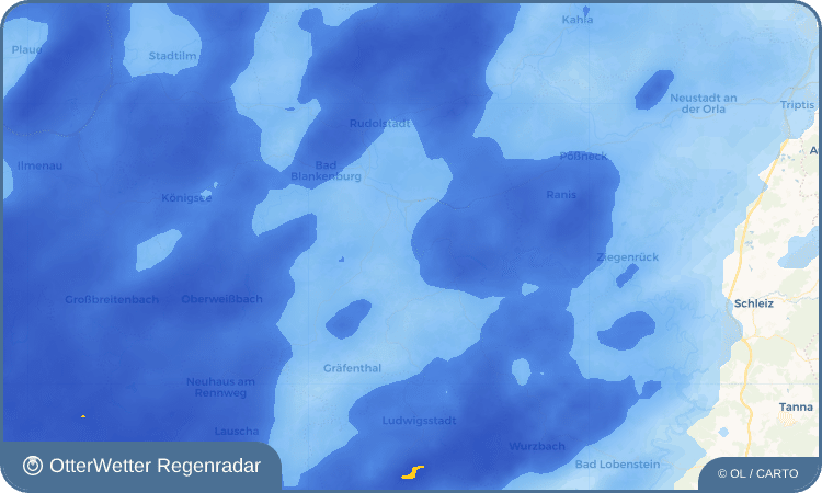 OtterWetter Regenradar-Widget Reschwitz
