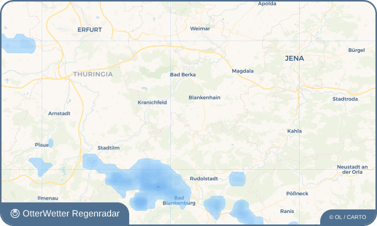 OtterWetter Regenradar-Widget Rettwitz