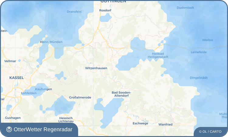 OtterWetter Regenradar-Widget Rimbach