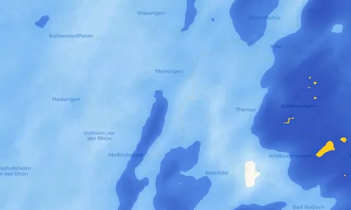 Regenradar Vorschaubild - Aktuelle Niederschläge in Ritschenhausen und Umgebung