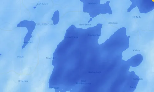 Regenradar Vorschaubild - Aktuelle Niederschläge in Rittersdorf und Umgebung