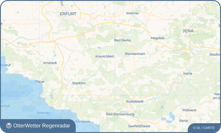 OtterWetter Regenradar-Widget Rittersdorf