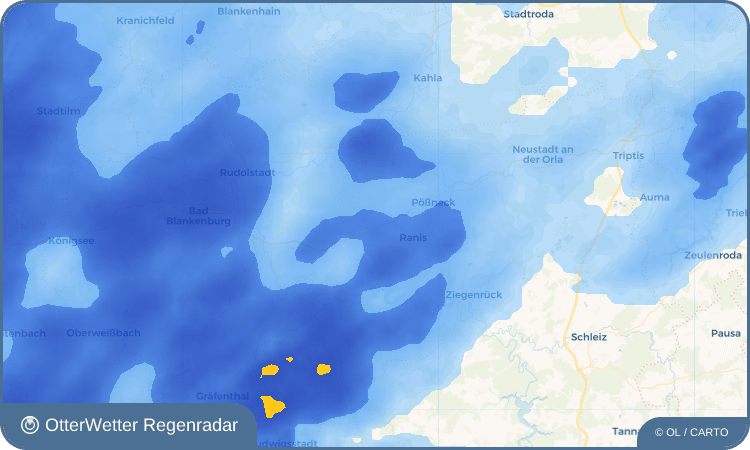 OtterWetter Regenradar-Widget Rockendorf
