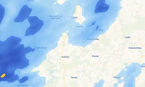 Regenradar Vorschaubild - Aktuelle Niederschläge in Rödersdorf und Umgebung