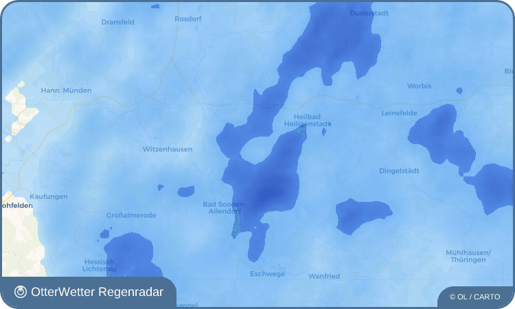 OtterWetter Regenradar-Widget Röhrig