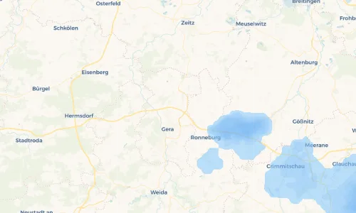 Regenradar Vorschaubild - Aktuelle Niederschläge in Röpsen und Umgebung