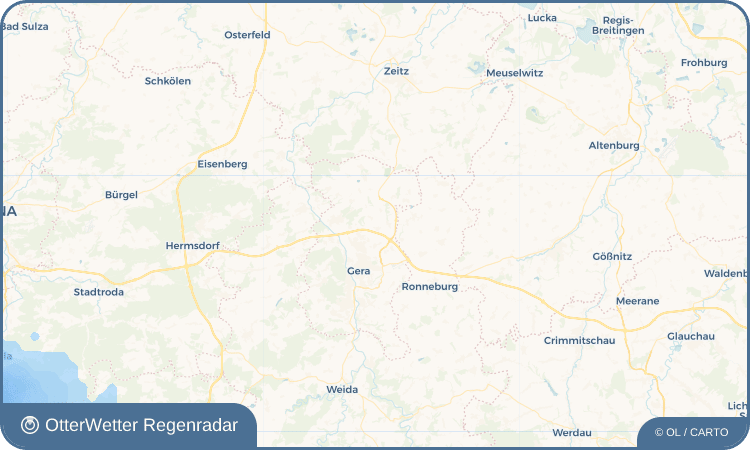 OtterWetter Regenradar-Widget Röpsen