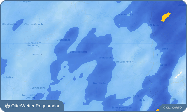 OtterWetter Regenradar-Widget Röttersdorf