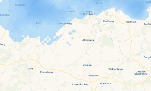 Regenradar Vorschaubild - Aktuelle Niederschläge in Romschütz und Umgebung