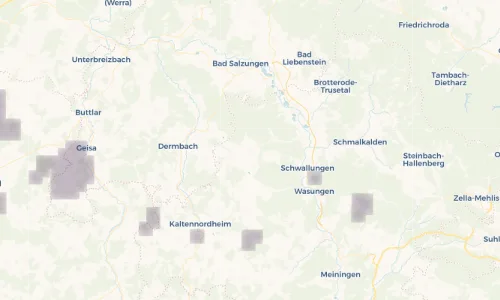 Regenradar Vorschaubild - Aktuelle Niederschläge in Rosa und Umgebung