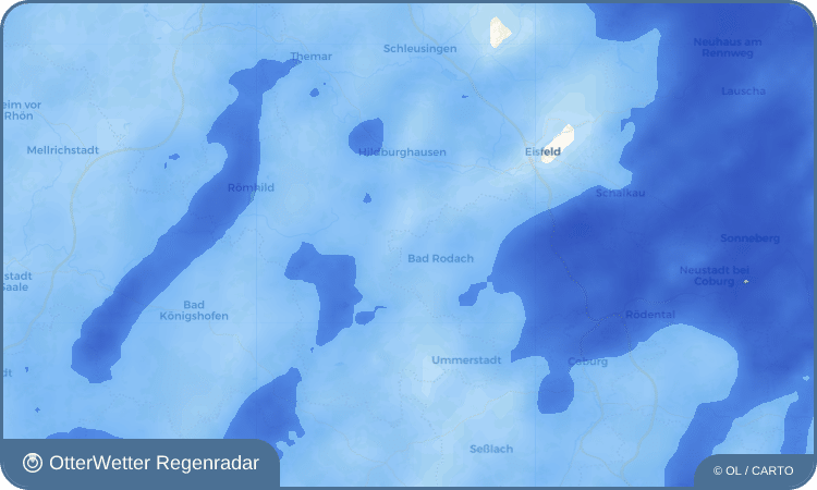 OtterWetter Regenradar-Widget Roßfeld
