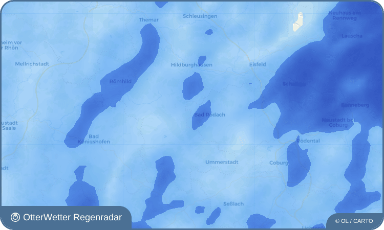 OtterWetter Regenradar-Widget Rudelsdorf