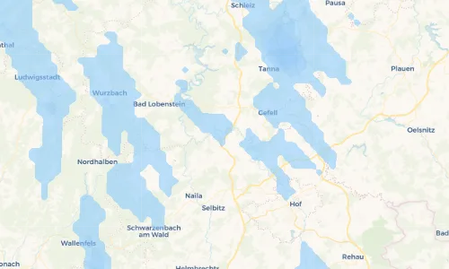 Regenradar Vorschaubild - Aktuelle Niederschläge in Rudolphstein und Umgebung