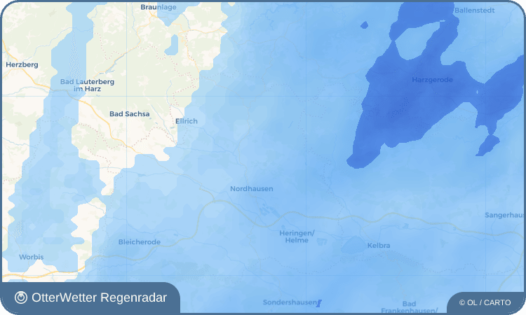 OtterWetter Regenradar-Widget Rüdigsdorf