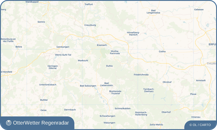 OtterWetter Regenradar-Widget Ruhla