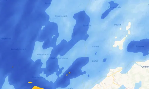 Regenradar Vorschaubild - Aktuelle Niederschläge in Saalburg und Umgebung
