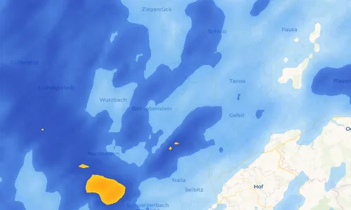 Regenradar Vorschaubild - Aktuelle Niederschläge in Saaldorf und Umgebung