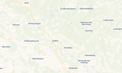 Regenradar Vorschaubild - Aktuelle Niederschläge in Sachsenbrunn und Umgebung