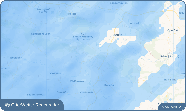 OtterWetter Regenradar-Widget Sachsenburg