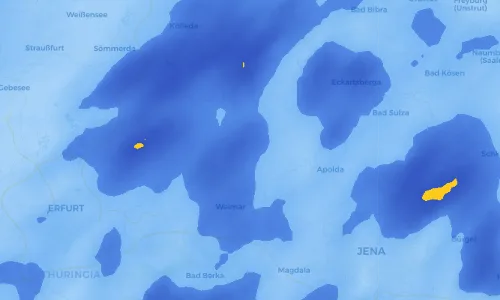 Regenradar Vorschaubild - Aktuelle Niederschläge in Sachsenhausen und Umgebung
