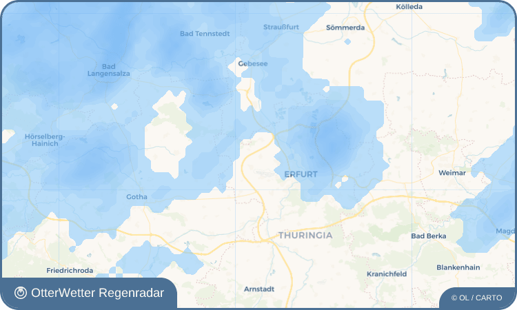 OtterWetter Regenradar-Widget Salomonsborn