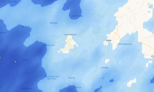 Regenradar Vorschaubild - Aktuelle Niederschläge in Sankt Gangloff und Umgebung