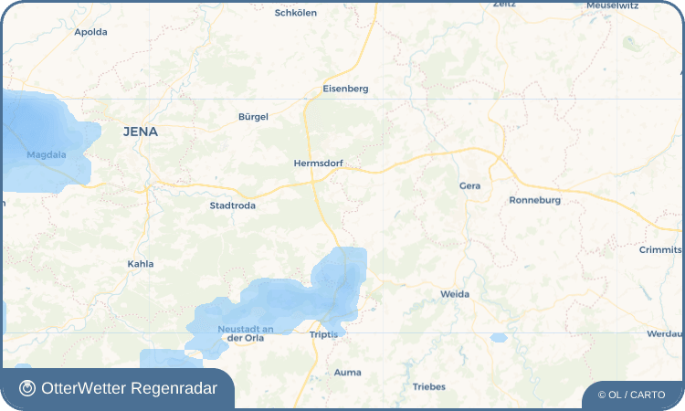 OtterWetter Regenradar-Widget Sankt Gangloff