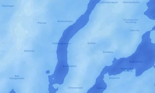 Regenradar Vorschaubild - Aktuelle Niederschläge in Schackendorf und Umgebung