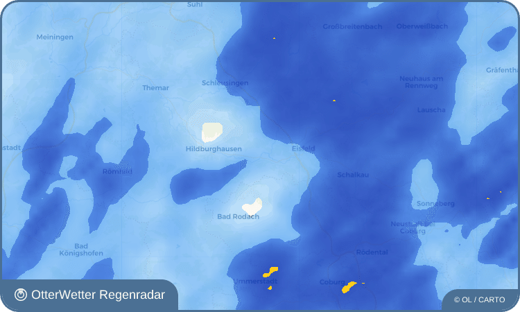 OtterWetter Regenradar-Widget Schackendorf