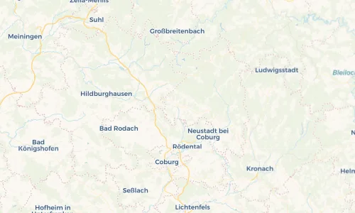 Regenradar Vorschaubild - Aktuelle Niederschläge in Schalkau und Umgebung