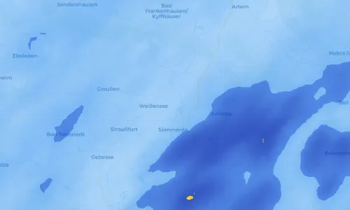 Regenradar Vorschaubild - Aktuelle Niederschläge in Scherndorf und Umgebung