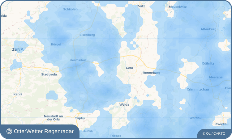 OtterWetter Regenradar-Widget Scheubengrobsdorf