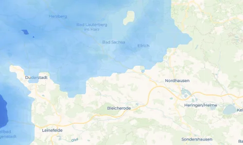 Regenradar Vorschaubild - Aktuelle Niederschläge in Schiedungen und Umgebung