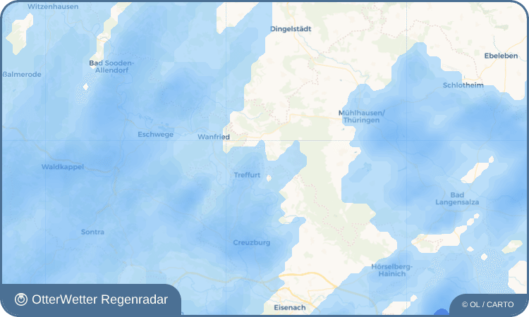 OtterWetter Regenradar-Widget Schierschwende
