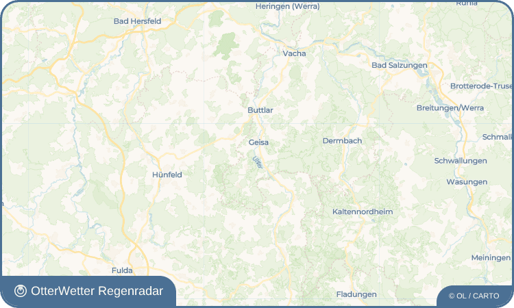 OtterWetter Regenradar-Widget Schleid
