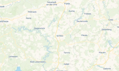Regenradar Vorschaubild - Aktuelle Niederschläge in Schleiz und Umgebung
