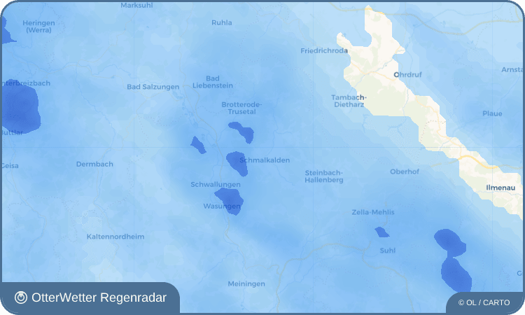 OtterWetter Regenradar-Widget Schmalkalden