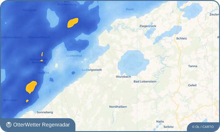 OtterWetter Regenradar-Widget Schmiedebach