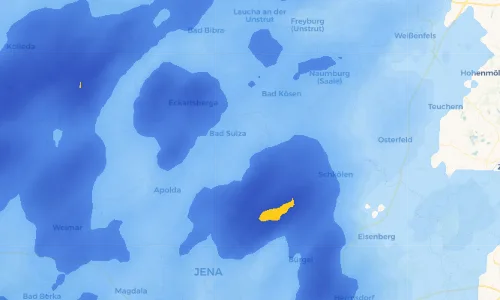 Regenradar Vorschaubild - Aktuelle Niederschläge in Schmiedehausen und Umgebung