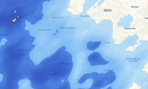 Regenradar Vorschaubild - Aktuelle Niederschläge in Schmieden und Umgebung